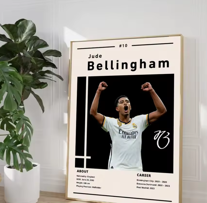 Jude Bellingham Real Madrid Poster